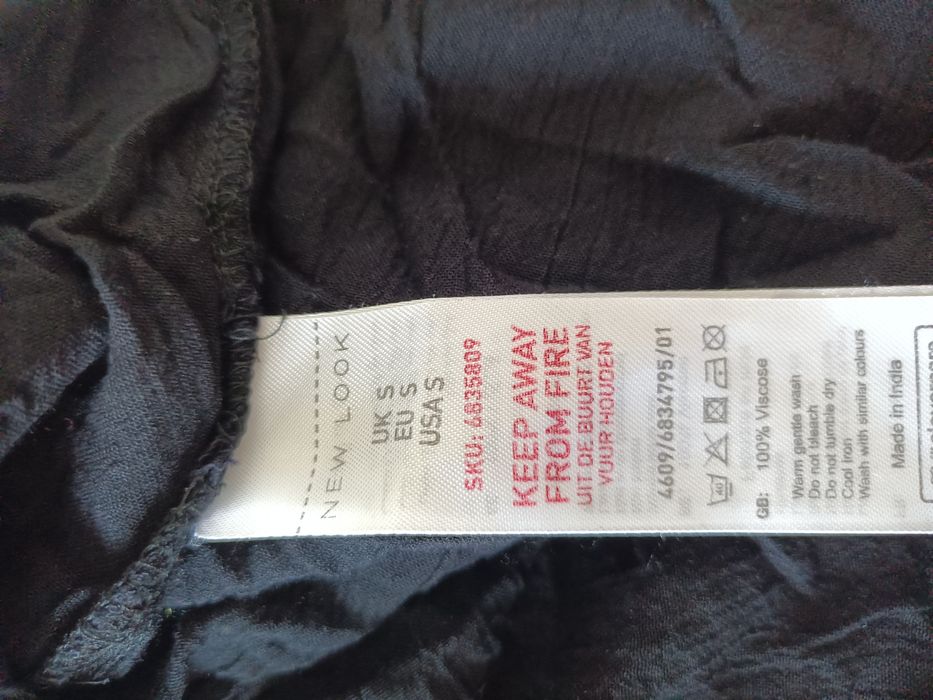 Letnia sukienka cienkie ramiączka wiskoza S