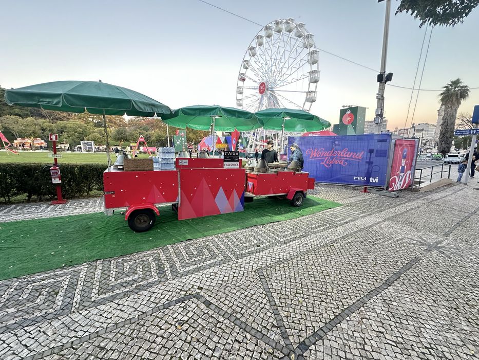 Castanhas assadas serviços