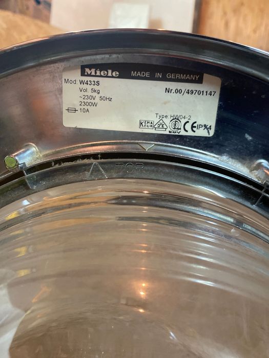 Miele softronic w 433 пральна машина