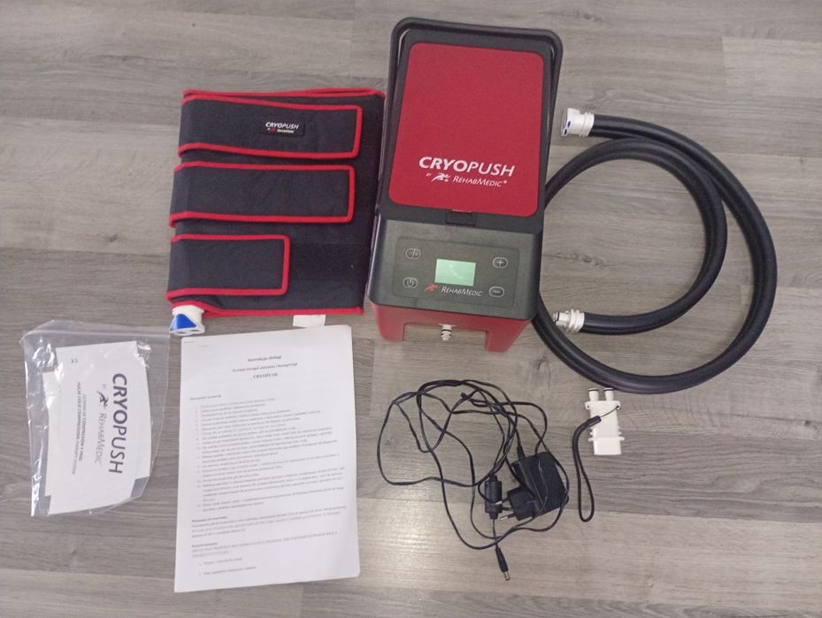 CRYOPUSH System do terapii zimnem i kompresją z rękawem kolana