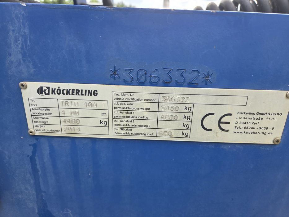 Agregat Köckerling Trio 400 Quadro
