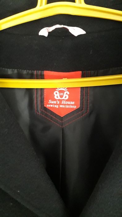 Пальто мужское черное