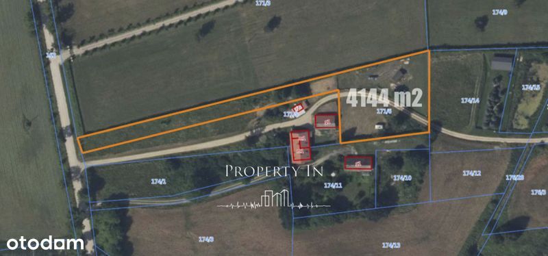 Działka budowlana blisko lasu i jeziora!