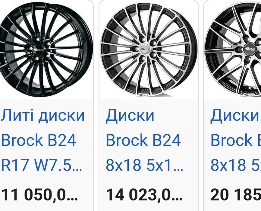Диски литые  brock  4×100 r18