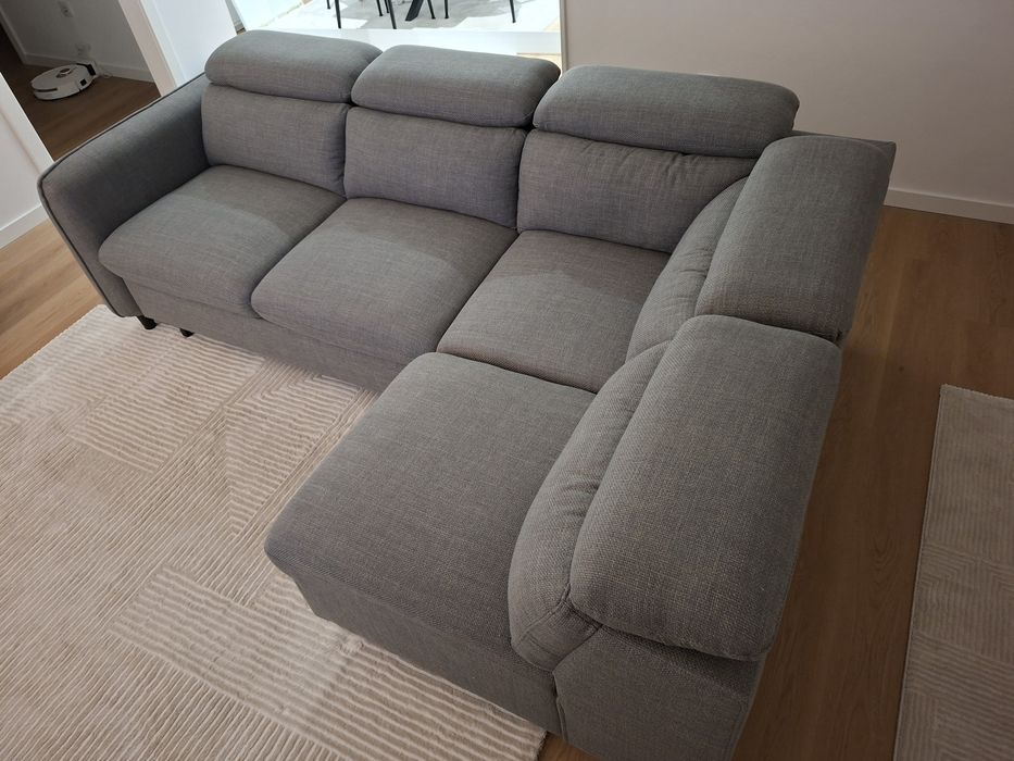 Sofá cama de canto como novo