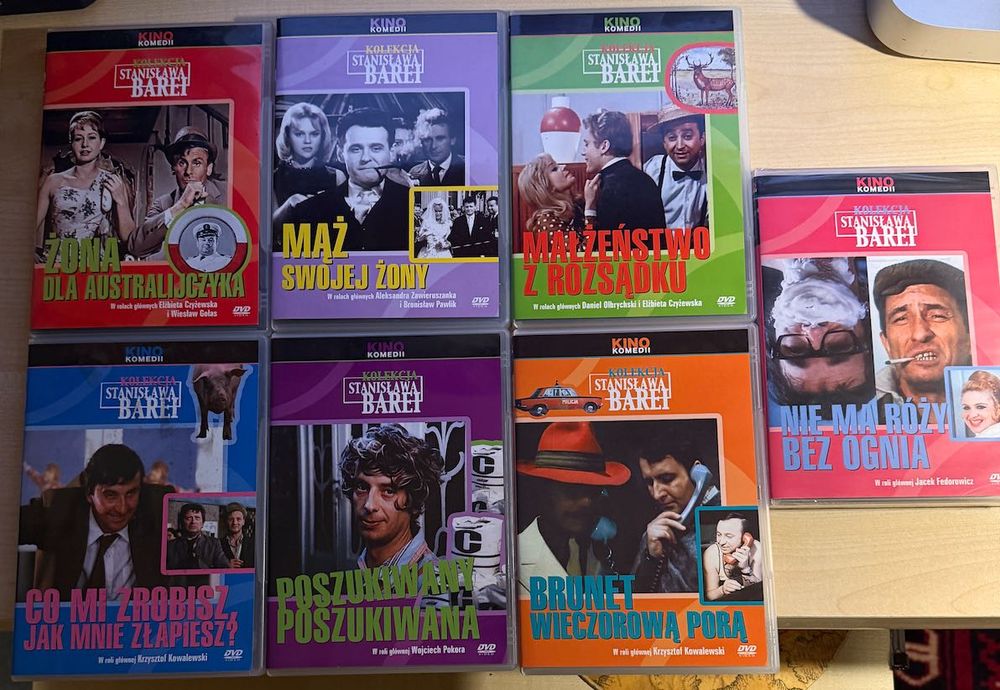 Pakiet 7 filmów DVD Stanisław Bareja | Kino Komedii | Klasyka PRL