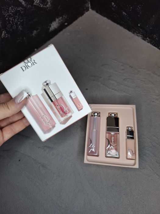 Подарунковий набір для губ dior addict lip.