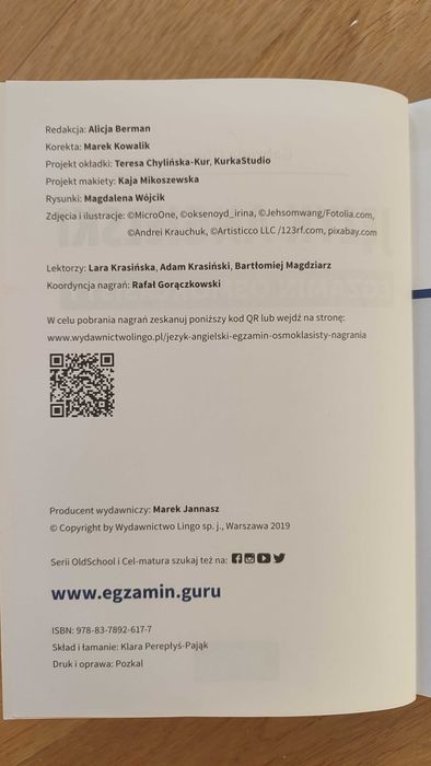 Język angielski. Egzamin ósmoklasisty. Przykładowe arkusze egzam.