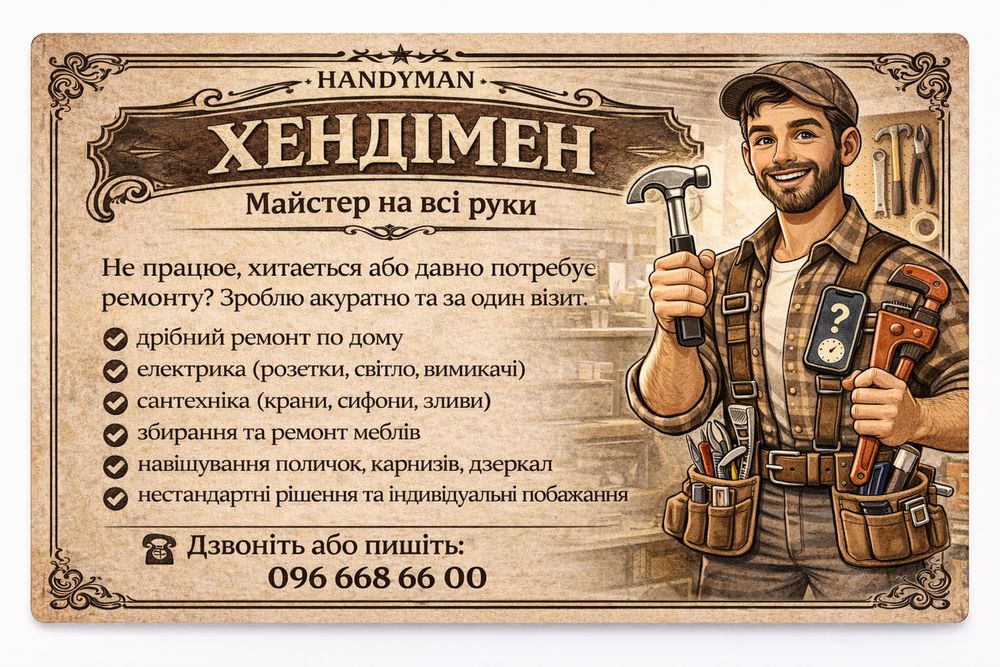 Майстер на годину