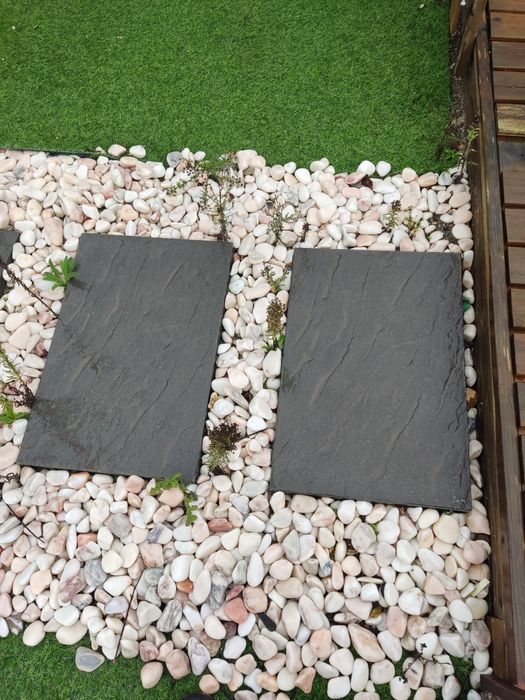 Chão de exterior - Ardósia preta