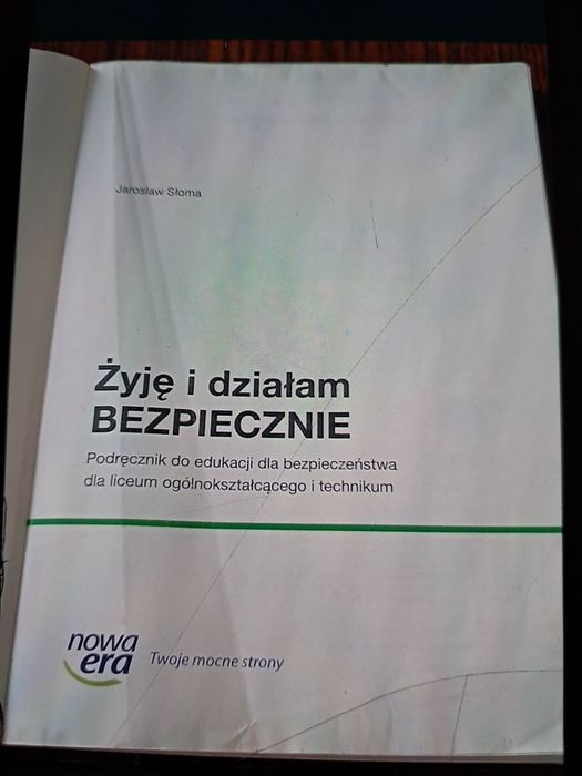 Podręcznik do EDB 1 ,, Żyję i działam bezpiecznie"