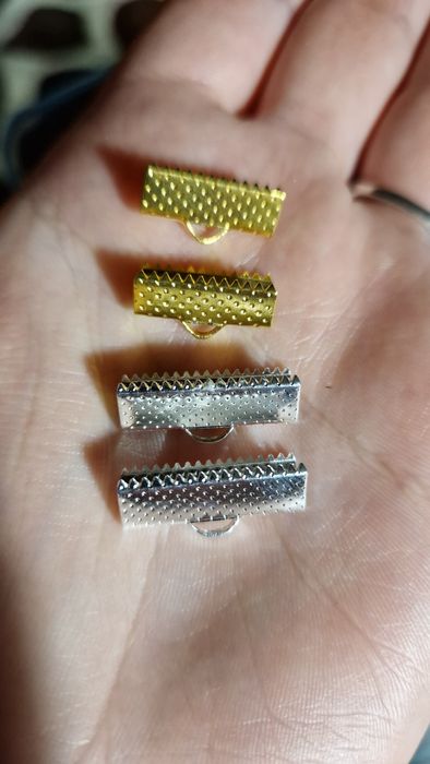 Зажимы, карабины, застёжки, концевики, фурнитура для бижутерии, бусины