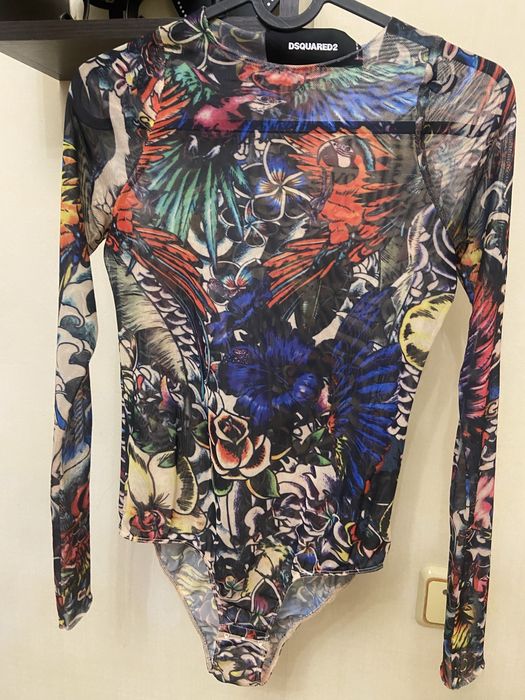 Боди принт Dsquared 2 balenciaga