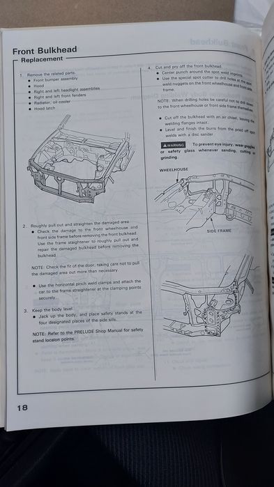 Manual Reparação Chassi Honda Prelude