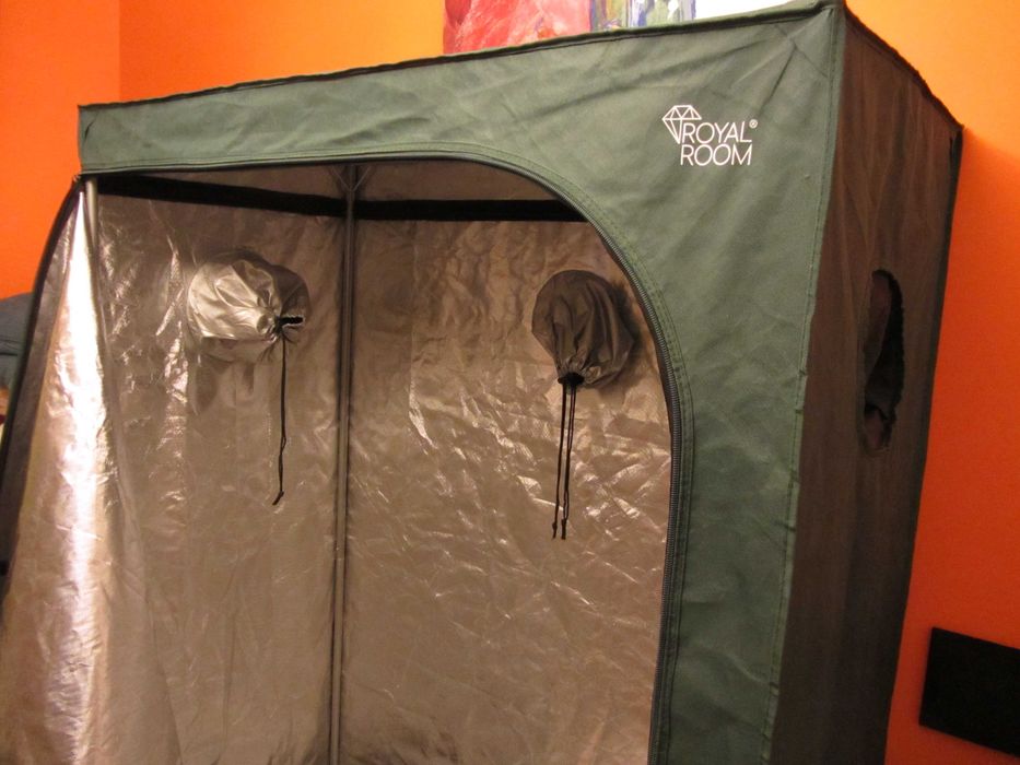 Growbox RoyalRoom 120x60x180 lampy odbłyśnik wings balast filtr