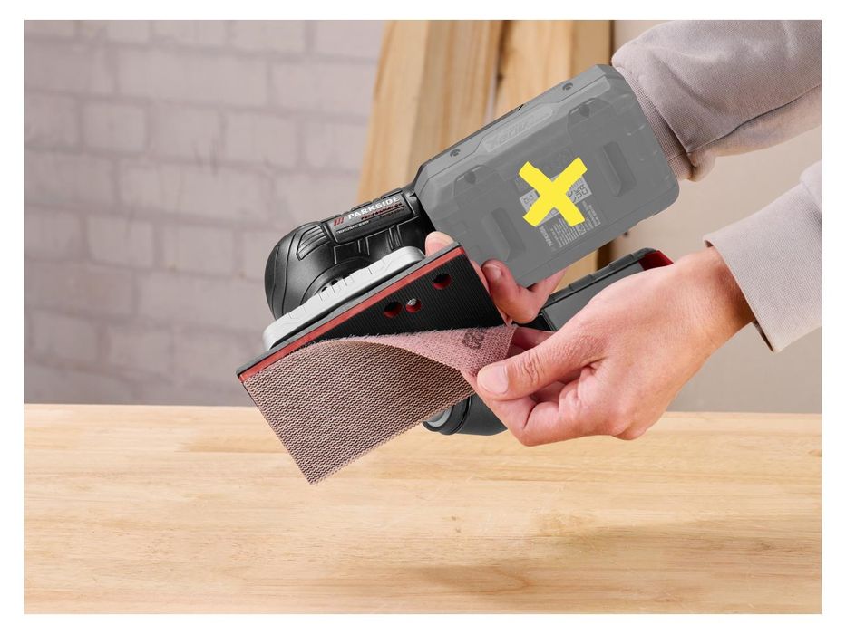 Parkside Performance Akumulatorowa szlifierka oscylacyjna 20V PAMSP A2