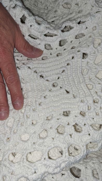 White Crochet Bedspread430580767193845765