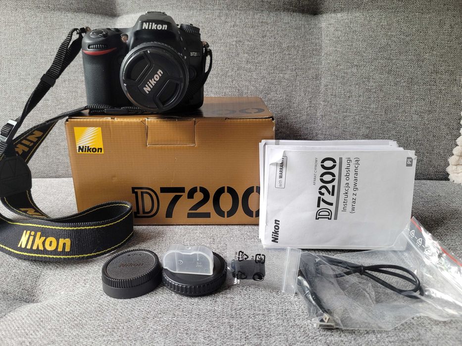 Nikon D7200 + obiektyw nikkor 18-55mm