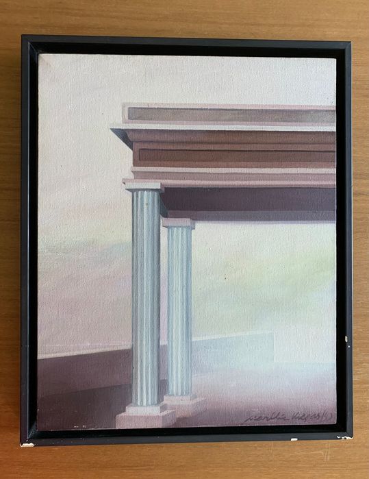 Pintura a óleo sobre tela de Marília Viegas, 1993