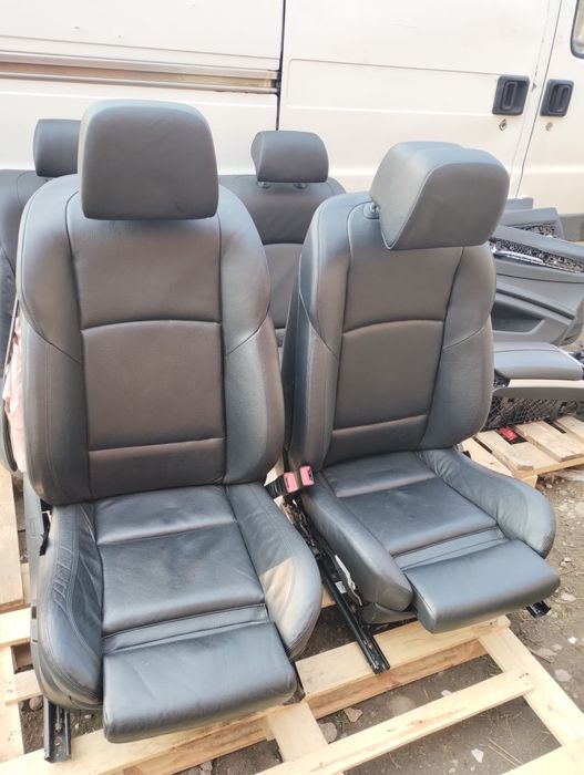 Fotele sporty tapicerka bmw f01 skora  komplet