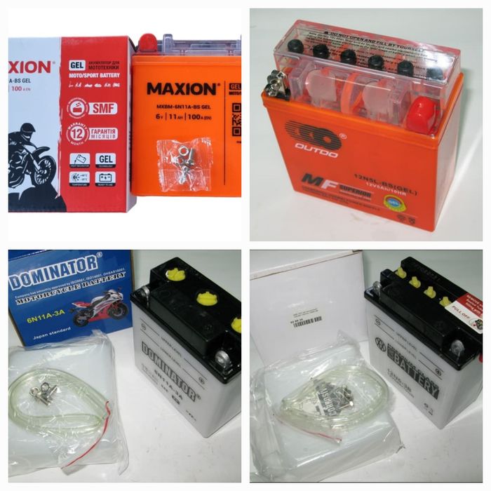 Аккумулятор ЯВА ИЖ МТ и пр. 6V, 12V, гелевые, кислотные