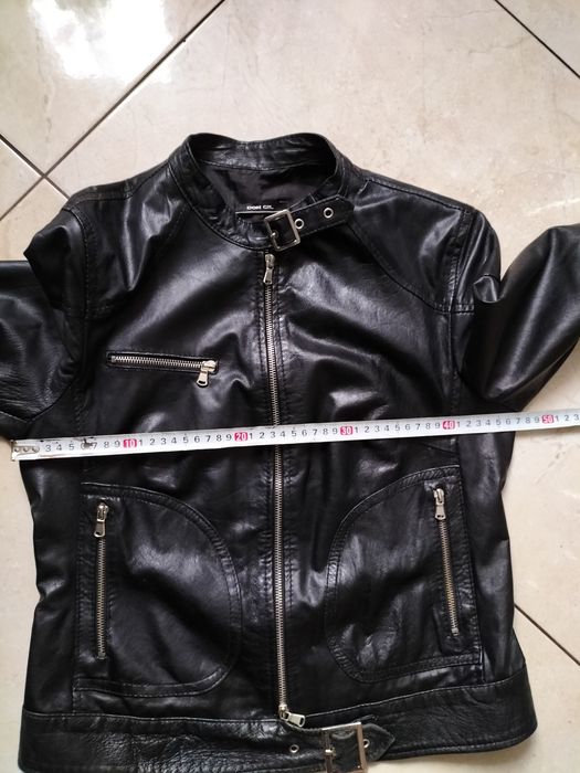 Kurtka ramoneska skórzana