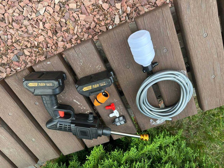 ‼️ Аккумуляторная мини мойка 2️⃣акб Минимойка безпроводная. Міні мийка