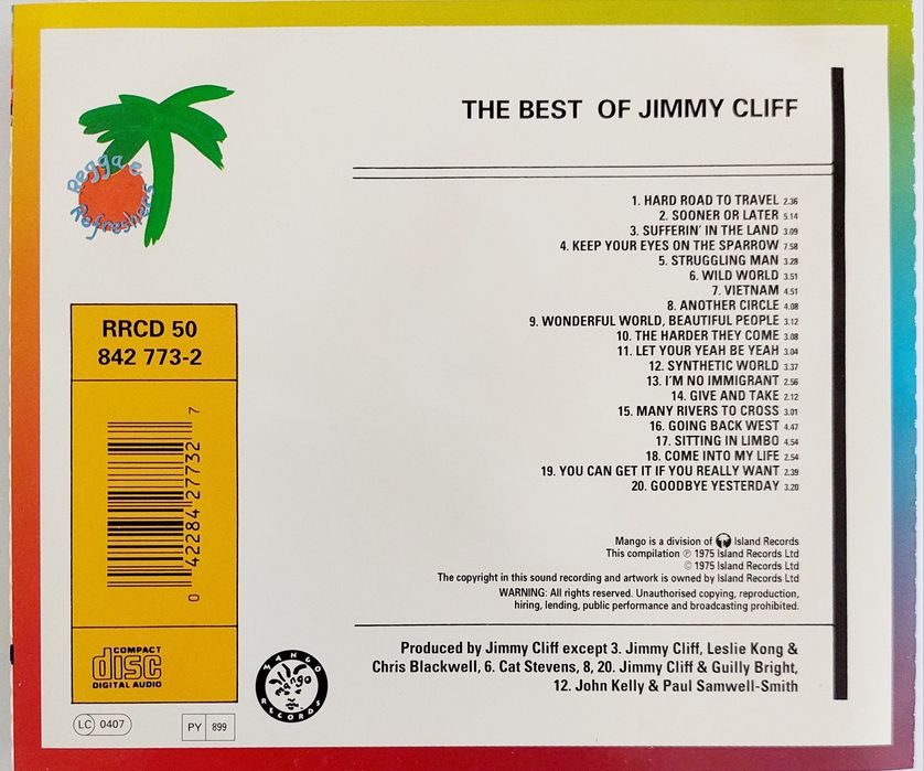 CD Jimmy CLIFF - The Best of