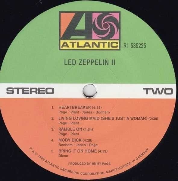 Пластинка Led Zeppelin - II