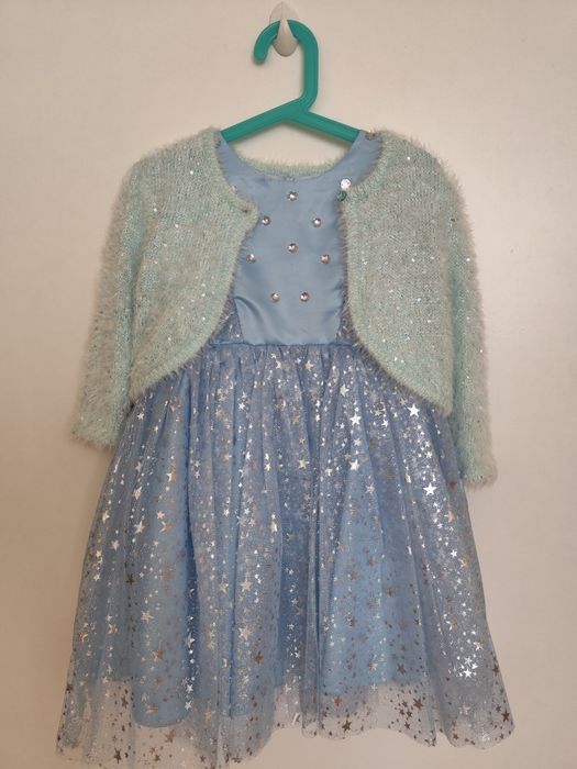 Святкова сукня з болеро для дівчинки на 4-5 років (розмір 110-116)