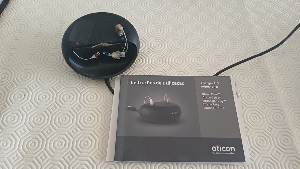 Aparelho medico Auditivo Oticon - Auricular esquerdo +Dry cap UV3