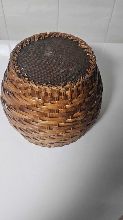 Vaso cachepot cesto em vime