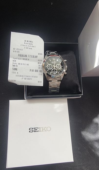 Na prezent. Nowy chronograf Seiko!