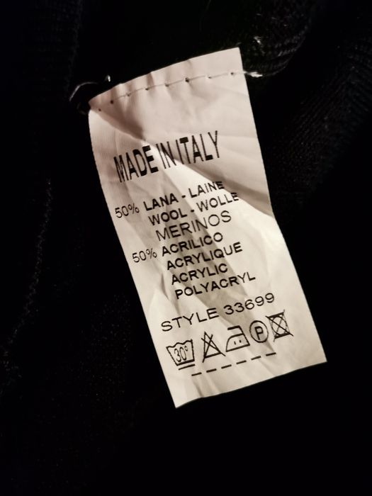 Półgolf Giovani L wełna made in Italy