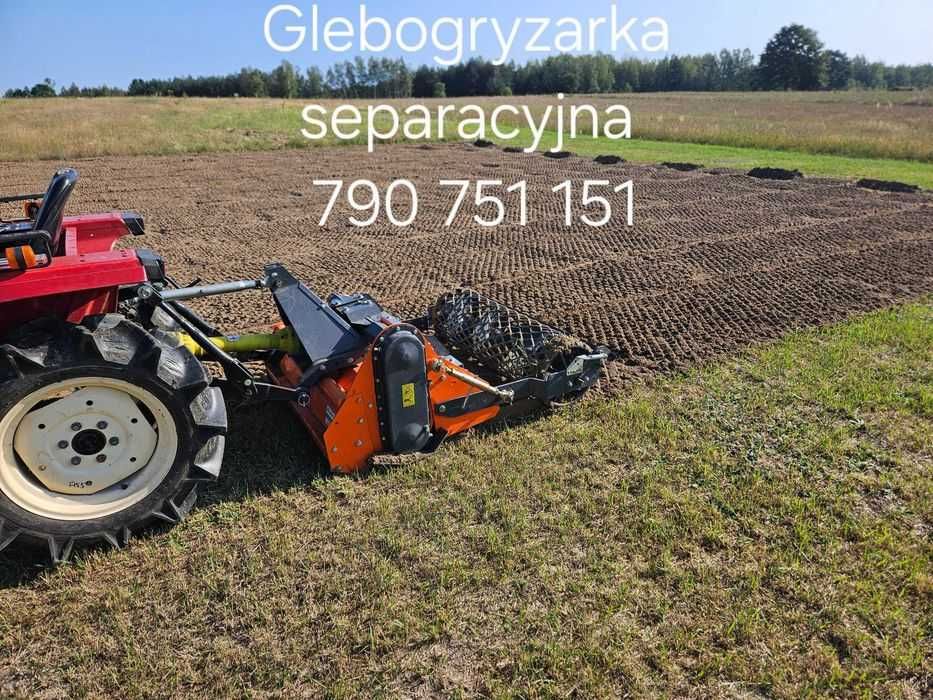 Usługi minikoparką,równanie terenu,glebogryzarka separacyjna,mulczer