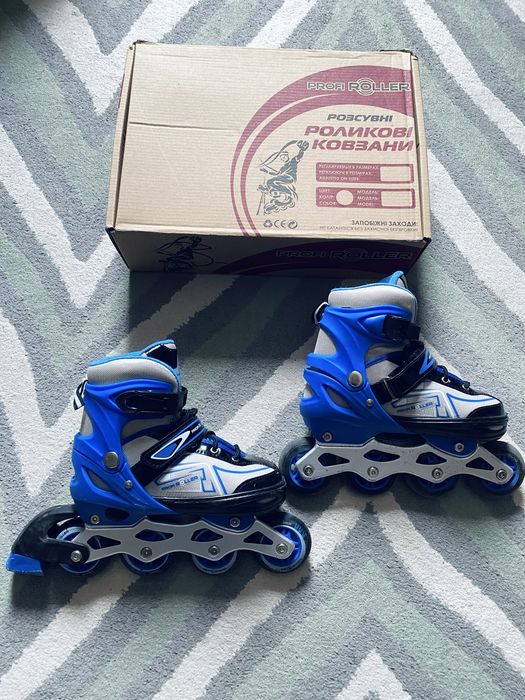 Ролікі ролики роликовые коньки ковзани 33-37 раздвижные розсувні rollerblade