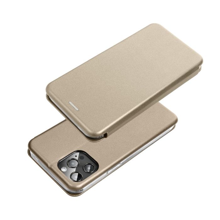 Etui z klapką na Samsung S24 ULTRA Elegance Book złote