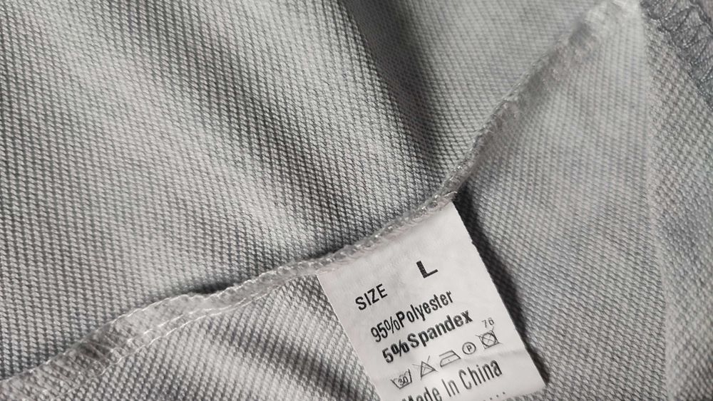 Bluza damska dresowa szara długi rękaw we wzory