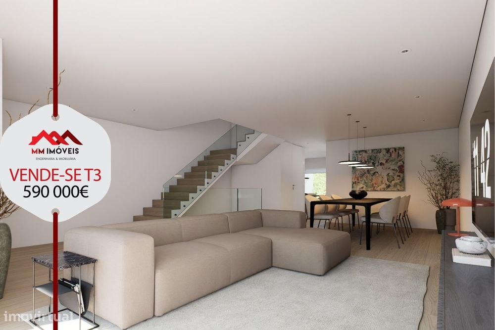 Moradia T3 | Gondomar | NOVA 2027 | Piscina | Terraço | Jardim | Garag