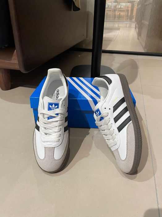 "Buty męskie Trampk Adidas_Samba_Vegan_White_Gum R. 43