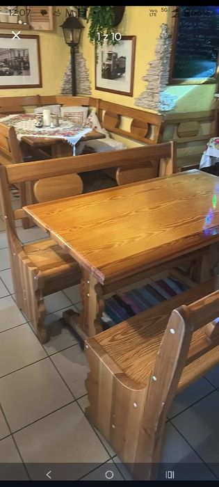 Stoły do lokalu gastronomicznego