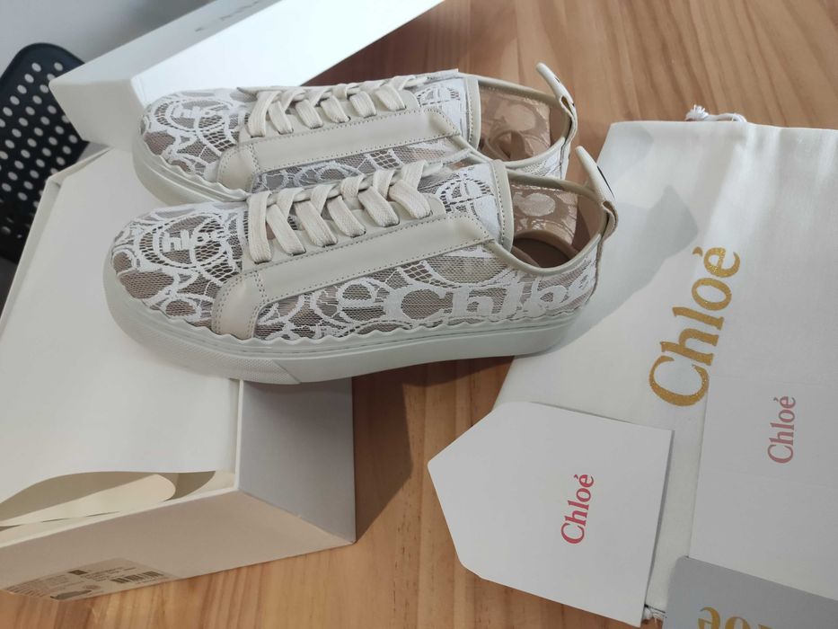 Chloe Sneakersy, trampki, tenisówki, buty, skora damskie