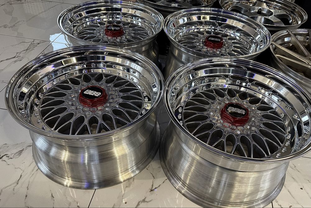 3tlg 18” skrecane Bbs rc090 9,5/10,5j 5x120 chrom