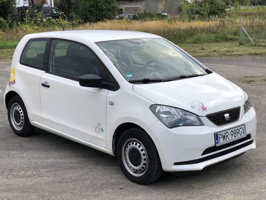 Seat Mii 1,0 benzyna 2012 rok, zarejestrowany, ubezpieczony,