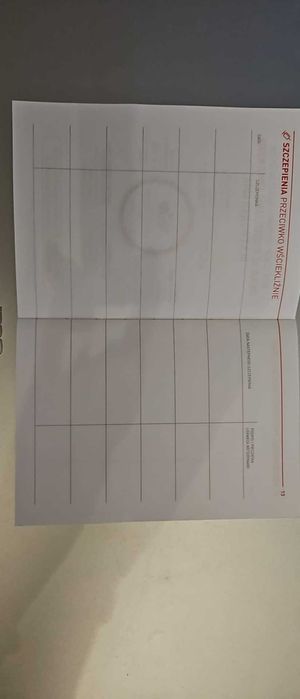 Książeczka zdrowia dla psa NOWA 10 sztuk
