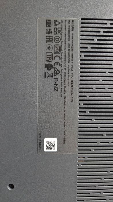 Laptop Lenovo Ideapad 3-15 20gb ram