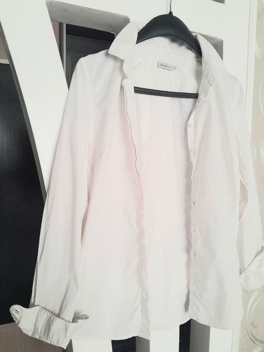 Сорочка жіноча біла стильна Calvin Klein,S