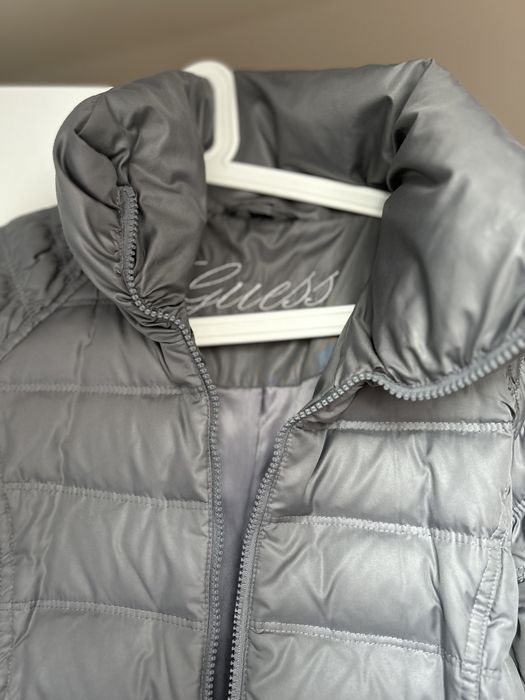 Kurtka płaszcz Guess szara puchowa S/M