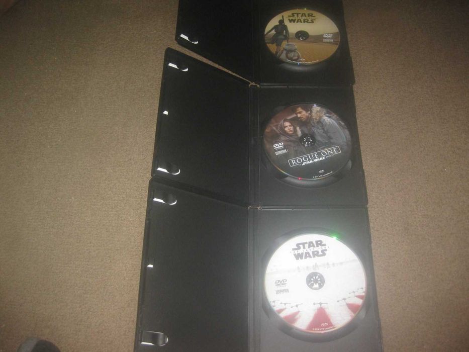 Trilogia em DVD "Star Wars" Raros!