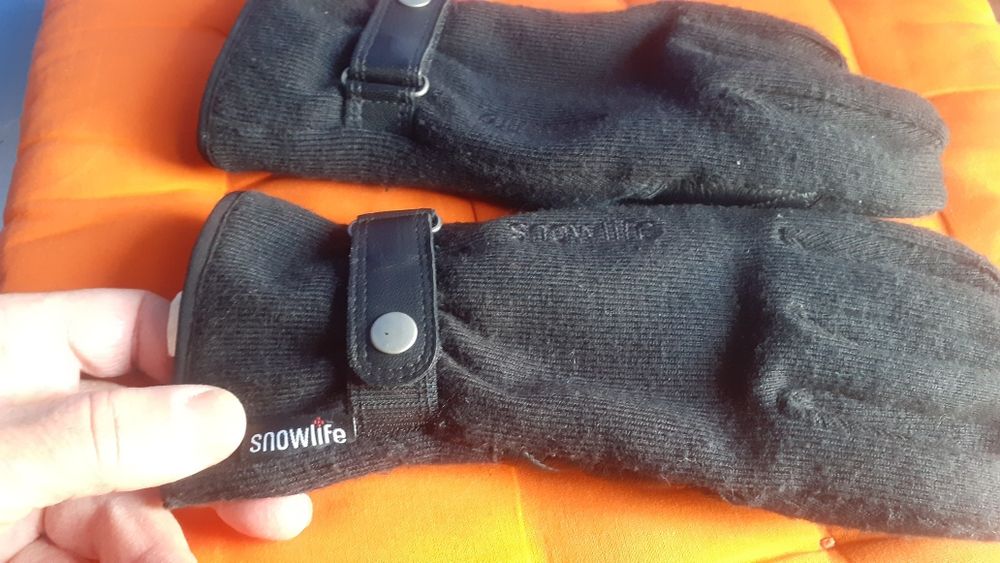 Перчатки мужские зимние Snowlife(Швейцария),с кожаными вставками.L.